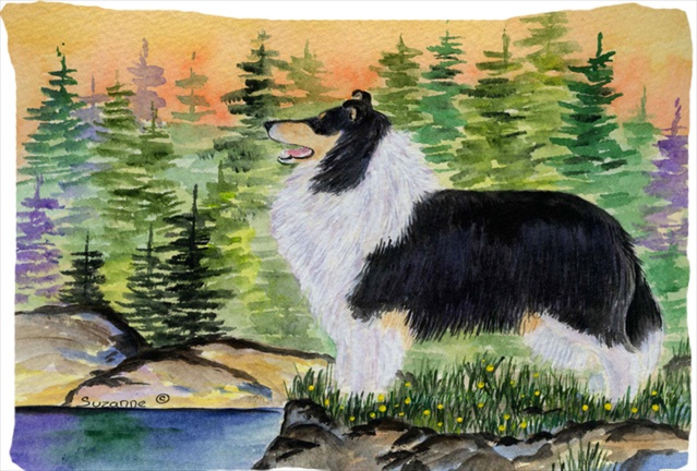 20.5 x 30 in. Collie Moisture Wicking Fabric Standard Pillowcase