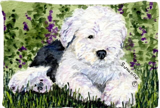 20.5 x 30 in. Old English Sheepdog Moisture Wicking Fabric Standard Pillowcase