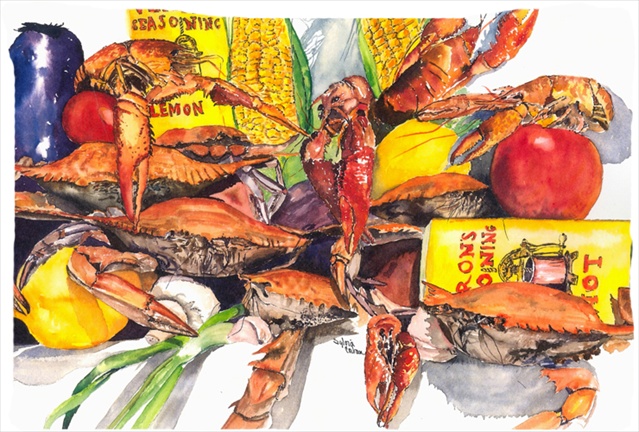 Verons And Crabs Moisture Wicking Fabric Standard Pillowcase