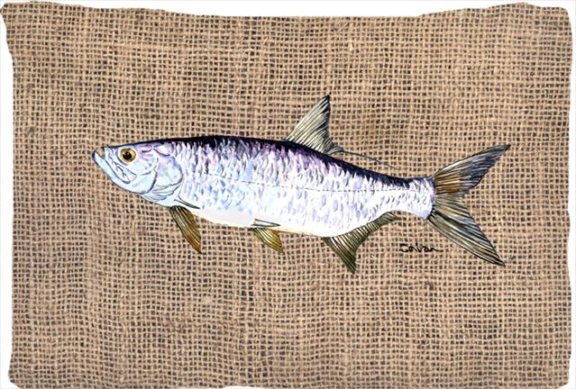 20.5 x 30 in. Fish - Tarpon Moisture Wicking Fabric Standard Pillowcase
