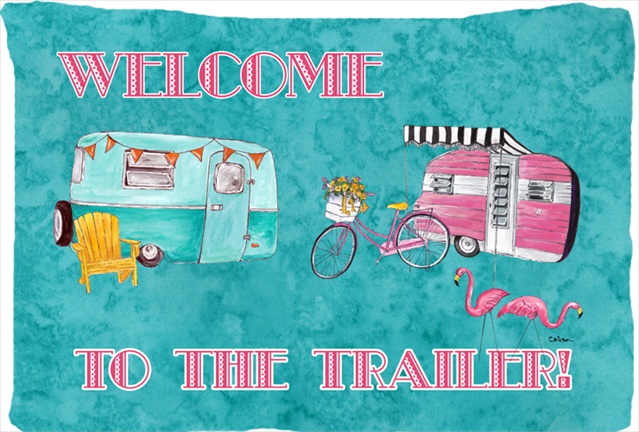 Welcome To The Trailer Moisture Wicking Fabric Standard Pillowcase