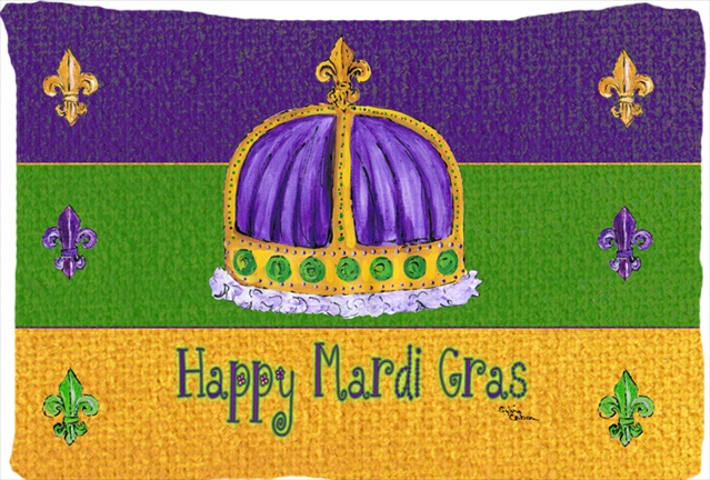 20.5 x 30 in. Mardi Gras Moisture Wicking Fabric Standard Pillowcase