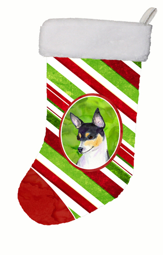 Chihuahua Winter Snowflakes Christmas Stocking