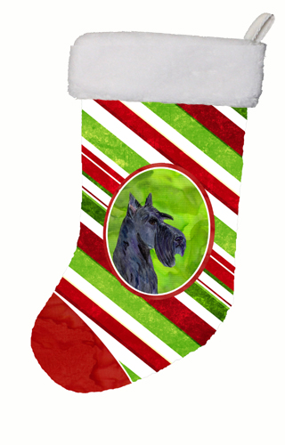 Scottish Terrier Winter Snowflakes Christmas Stocking