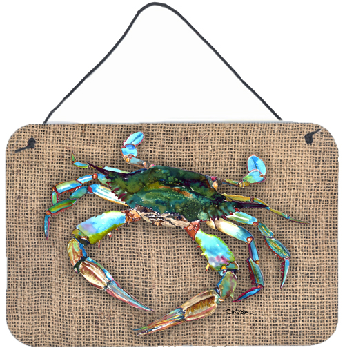 Crab Indoor Aluminium Metal Wall Or Door Hanging Prints
