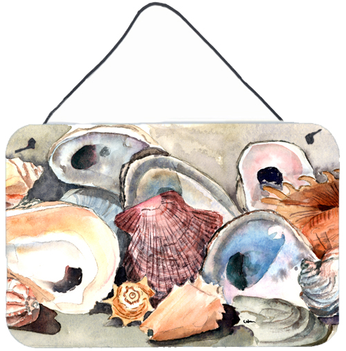 Sea Shells Indoor Aluminium Metal Wall Or Door Hanging Prints