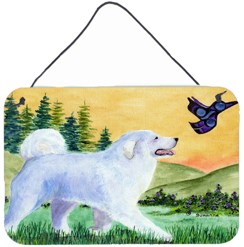 Great Pyrenees Indoor Aluminium Metal Wall Or Door Hanging Prints