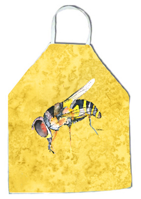 Picture of Carolines Treasures 8851APRON 27 H x 31 W in. Bee on Yellow Apron
