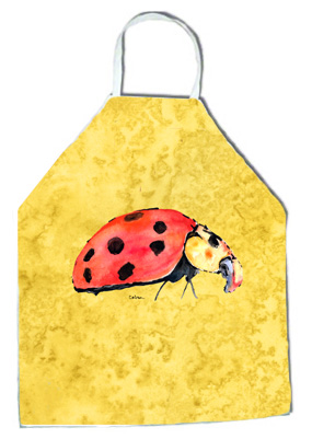 Picture of Carolines Treasures 8867APRON 27 H x 31 W in. Lady Bug on Yellow Apron