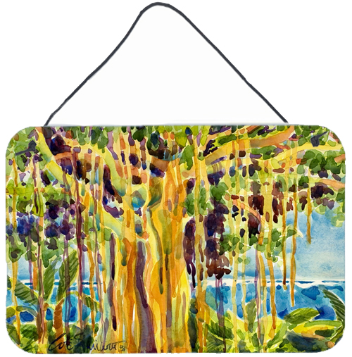 Tree - Banyan Tree Indoor Aluminium Metal Wall Or Door Hanging Prints