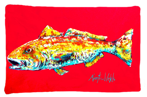 Fish - Red Fish Alphonzo Moisture Wicking Fabric Standard Pillowcase