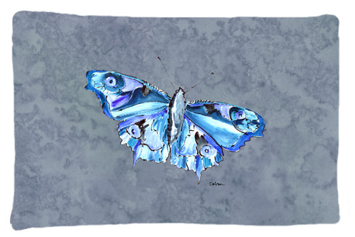 Butterfly on Gray Moisture Wicking Fabric Standard Pillowcase