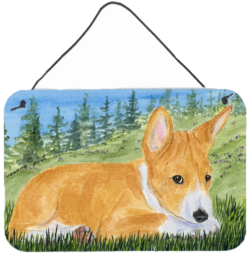 Basenji Indoor Aluminium Metal Wall Or Door Hanging Prints