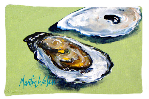 20.5 W x 30 in. Oysters Two Shells Moisture Wicking Fabric Standard Pillowcase