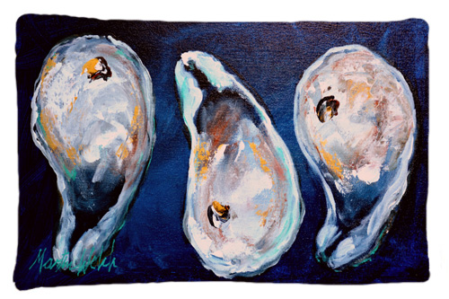 MW1112PILLOWCASE 20.5 W x 30 in. Oysters Give Me More Moisture Wicking Fabric Standard Pillowcase