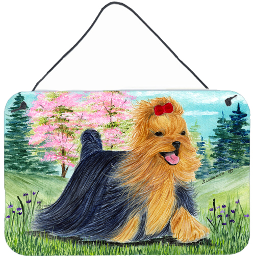 SS8188DS812 Yorkie Indoor Aluminium Metal Wall Or Door Hanging Prints