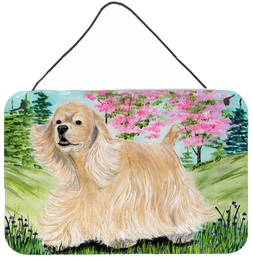 Cocker Spaniel Indoor Aluminium Metal Wall Or Door Hanging Prints