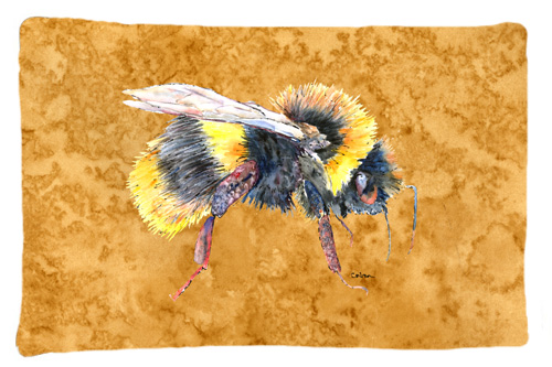 Bee on Gold Moisture Wicking Fabric Standard Pillowcase