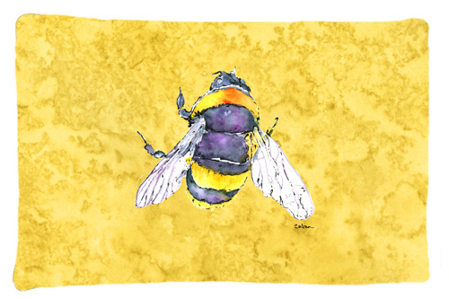 Bee on Yellow Moisture Wicking Fabric Standard Pillowcase