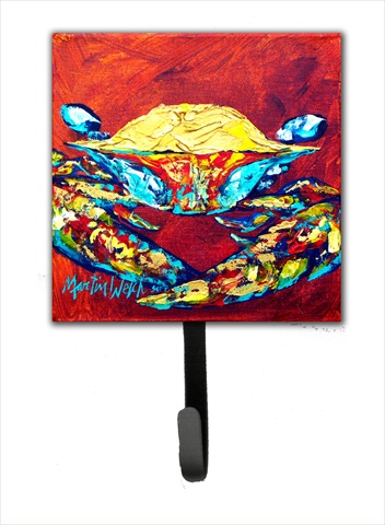 4.25 W x 7 H in. Crab Wrinkles Leash Or Key Holder