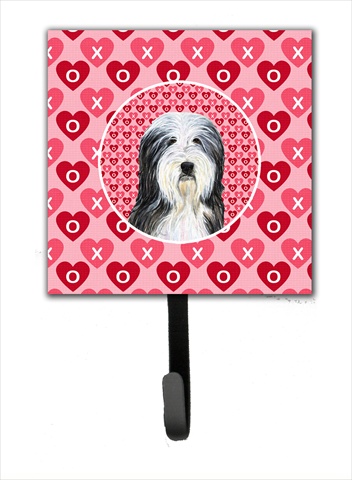 4.25 W x 7 H in. Bearded Collie Leash Or Key Holder