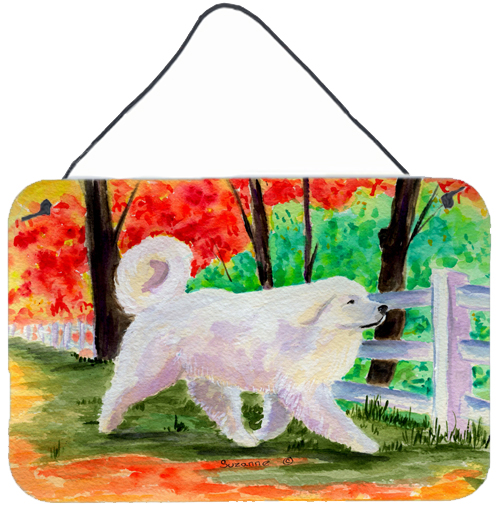 Great Pyrenees Indoor Aluminium Metal Wall Or Door Hanging Prints