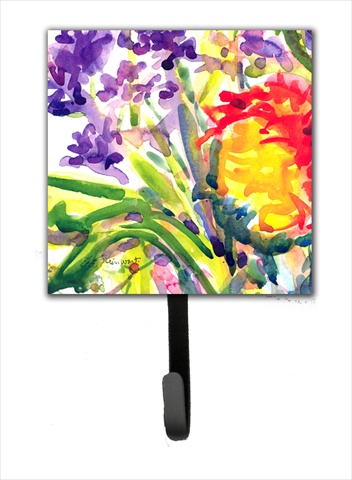 4.25 W x 7 H in. Flower Leash Holder Or Key Hook