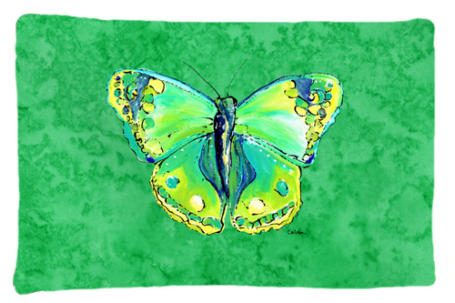 8863PILLOWCASE Butterfly Green On Green Moisture Wicking Fabric Standard Pillowcase