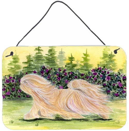 Lhasa Apso Indoor Aluminium Metal Wall Or Door Hanging Prints