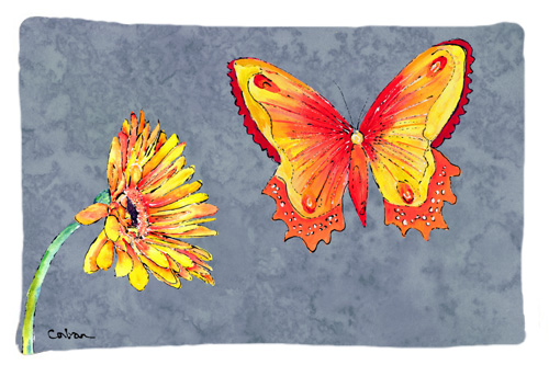 Gerber Daisy And Butterfly Moisture Wicking Fabric Standard Pillowcase