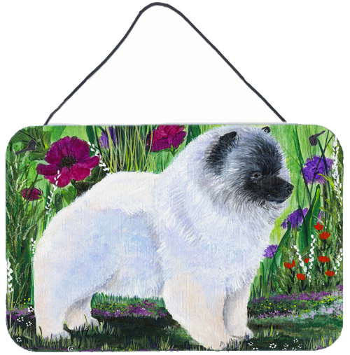 Keeshond Indoor Aluminium Metal Wall Or Door Hanging Prints