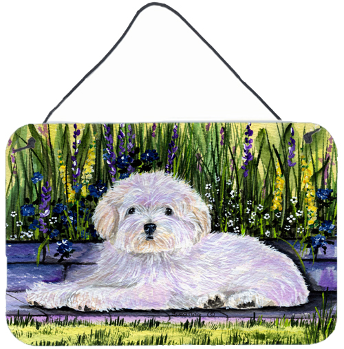 Coton De Tulear Indoor Aluminium Metal Wall Or Door Hanging Prints