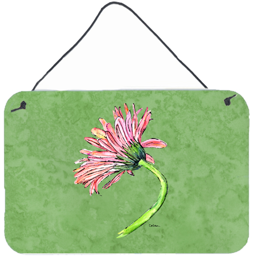 Gerber Daisy Pink Aluminium Metal Wall Or Door Hanging Prints