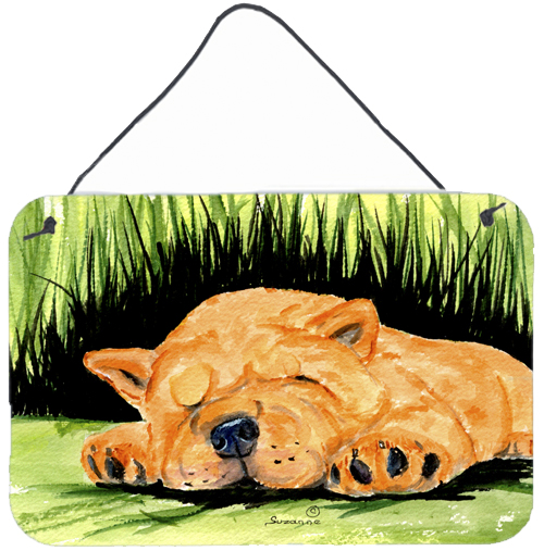 Chow Chow Indoor Aluminium Metal Wall Or Door Hanging Prints