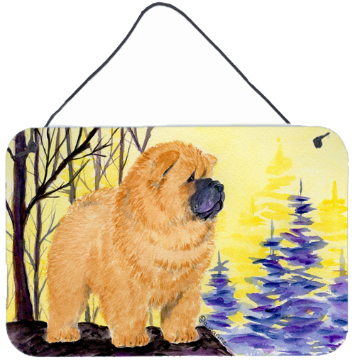 Chow Chow Indoor Aluminium Metal Wall Or Door Hanging Prints