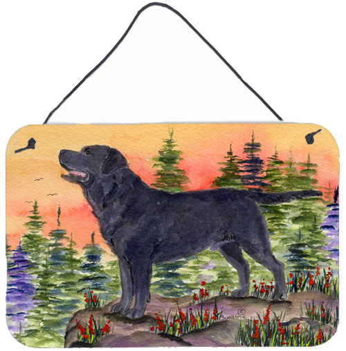 Labrador Indoor Aluminium Metal Wall Or Door Hanging Prints