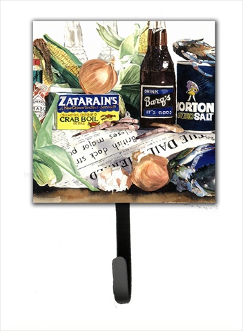1002SH4 Barqs- Crabs- And Spices Leash Holder Or Key Hook