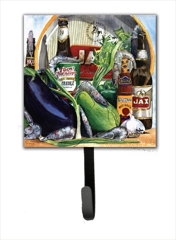 Eggplant And New Orleans Beers Leash Holder Or Key Hook