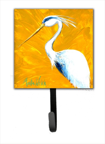 Bird - Blue Heron Col Mustard Leash Or Key Holder