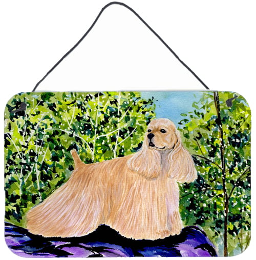 Cocker Spaniel Indoor Aluminium Metal Wall Or Door Hanging Prints