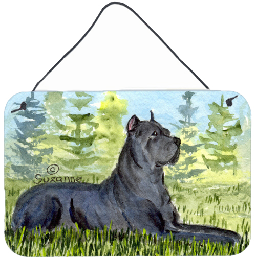 Cane Corso Indoor Aluminium Metal Wall Or Door Hanging Prints