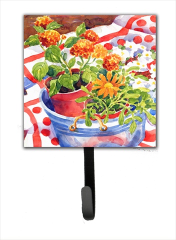 Flowers With A Side Of Lemons Leash Holder Or Key Hook