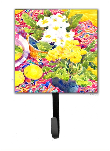 Primroses Flower Leash Holder Or Key Hook
