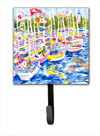 Bunch Of Boats At Harbour Leash Holder Or Key Hook