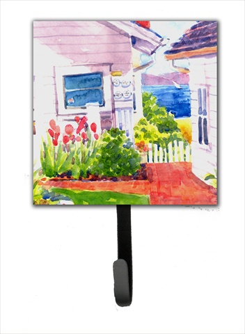 Beach View Between The Houses Leash Holder Or Key Hook