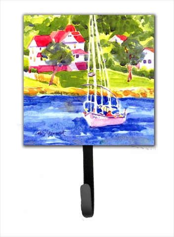 Sailboat On The Lake Leash Holder Or Key Hook