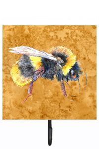Bee on Gold Leash Or Key Holder