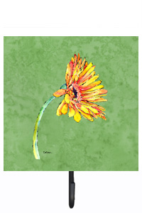 Gerber Daisy Orange Leash Or Key Holder