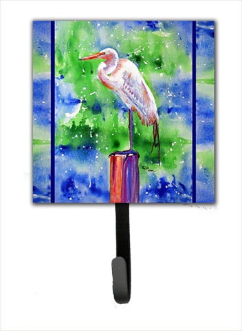 Bird - Egret Leash Holder Or Key Hook