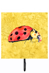 Lady Bug on Yellow Leash Or Key Holder